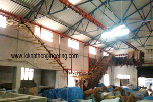 Overhead Conveyor for Tannery
